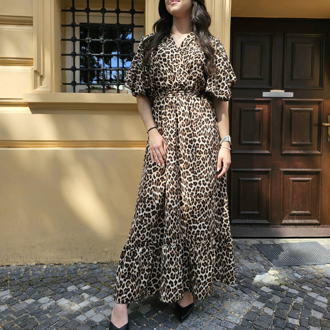 Dlouhé šaty MONALE s leopardím vzorem5